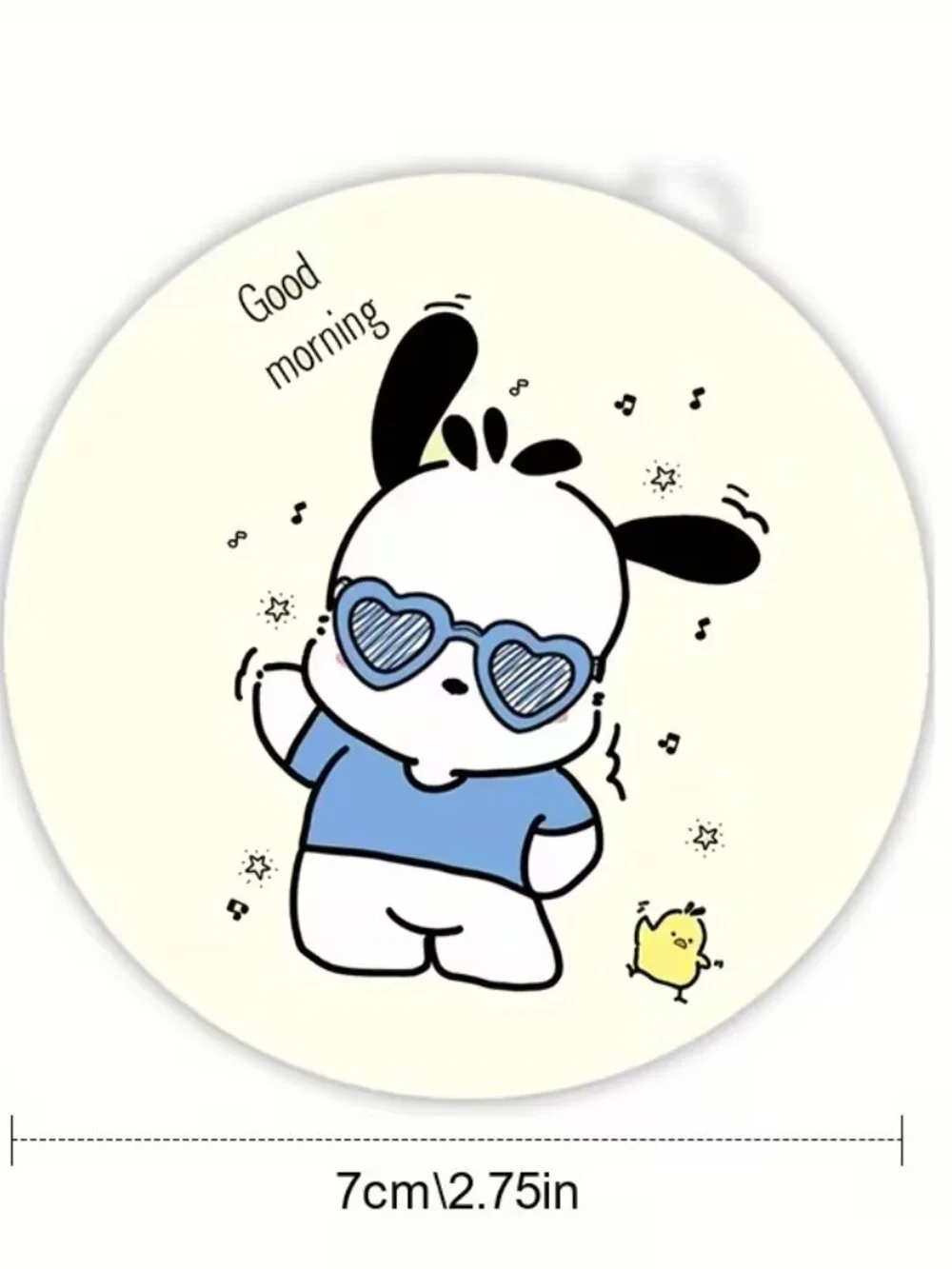 #CAR-583 Hello Kitty & Friends - Pochacco Car Coasters